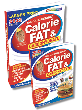 CalorieKing Calorie, Fat & Carbohydrate Counter